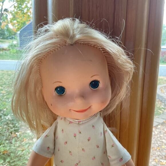 Vintage Fisher Price 1970s My Friend Mandy Doll Blond Hair Blue Eyes 16" - Picture 4 of 9